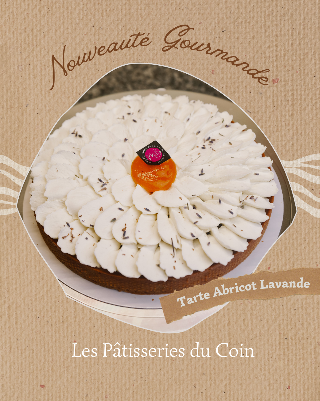 TARTE ABRICOT LAVANDE